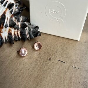 Facet Studs in Rose‎ Gold